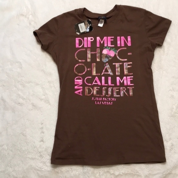 Sugar factory brown NWT large T-shirt - Picture 2 of 4